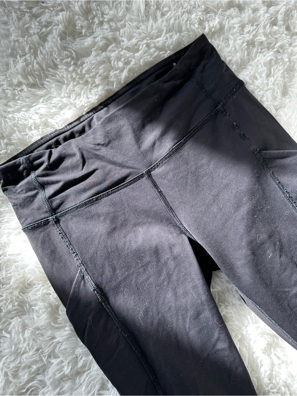 lululemon athletica Black High-Rise Seam Detail Leggings